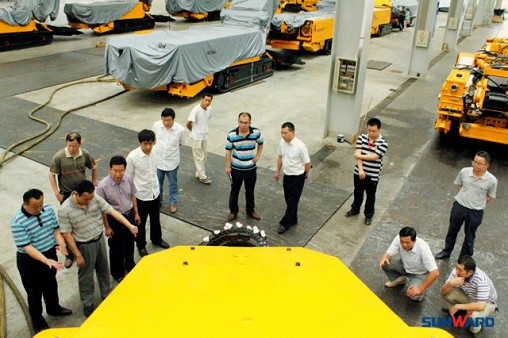 山河矿装掘进机获淮北矿业集团高度认可