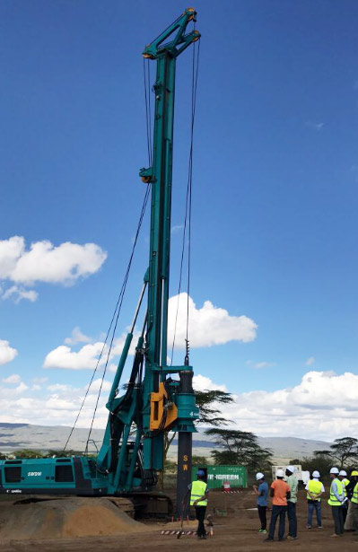 山河智能入岩神器在东非肯尼亚获赞,人好设备好