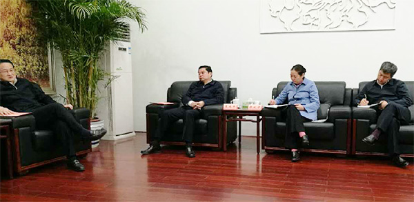 湖南省委常委、长沙市委书记易炼红专项会见中铁山河董事长何清华一行