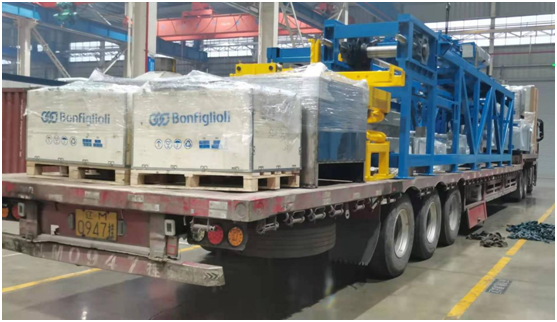 中际山河熔锌铸锭码垛自动线成套设备顺利发货