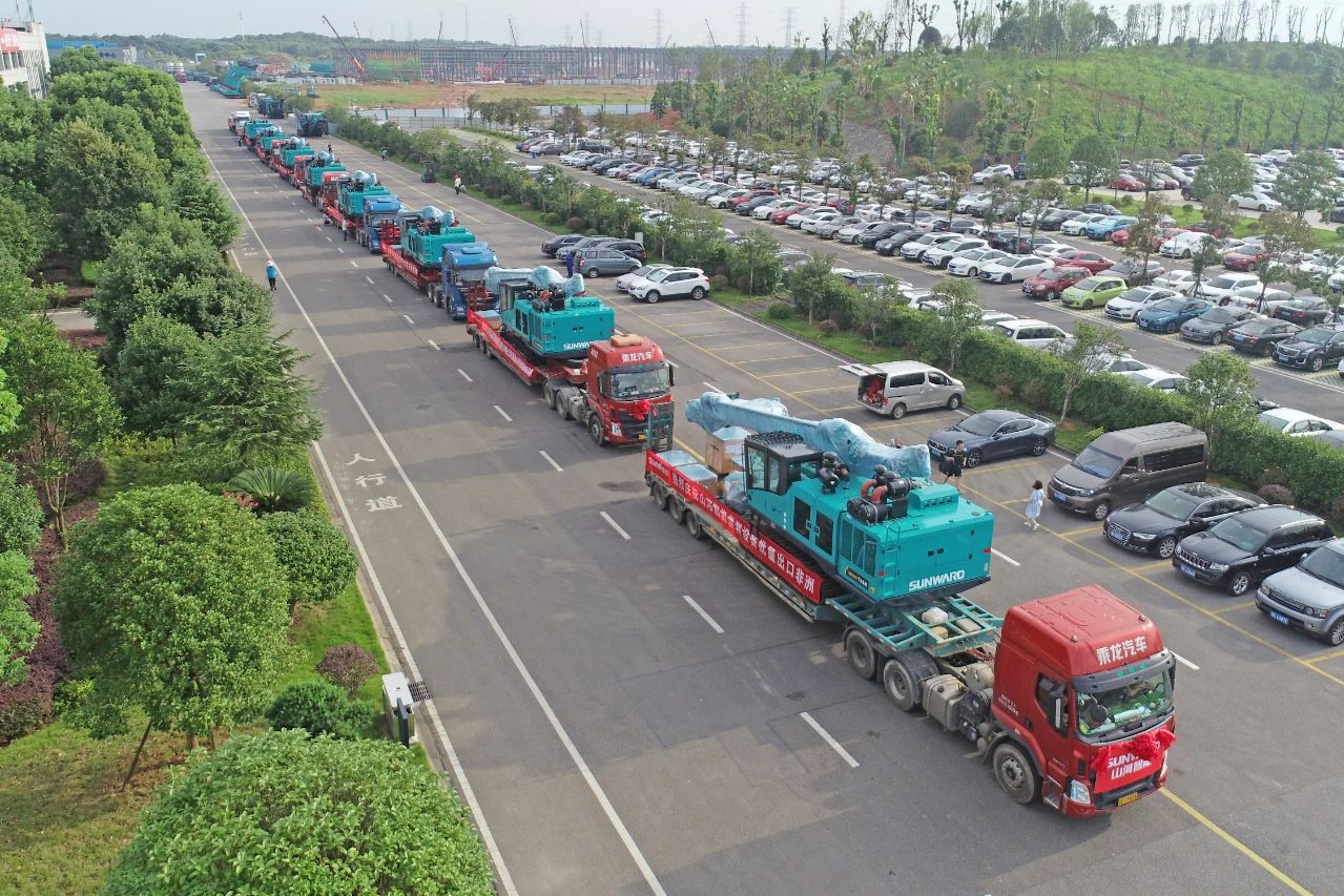 批量出口非洲!山河智能一体化潜孔钻机助力“一带一路”建设