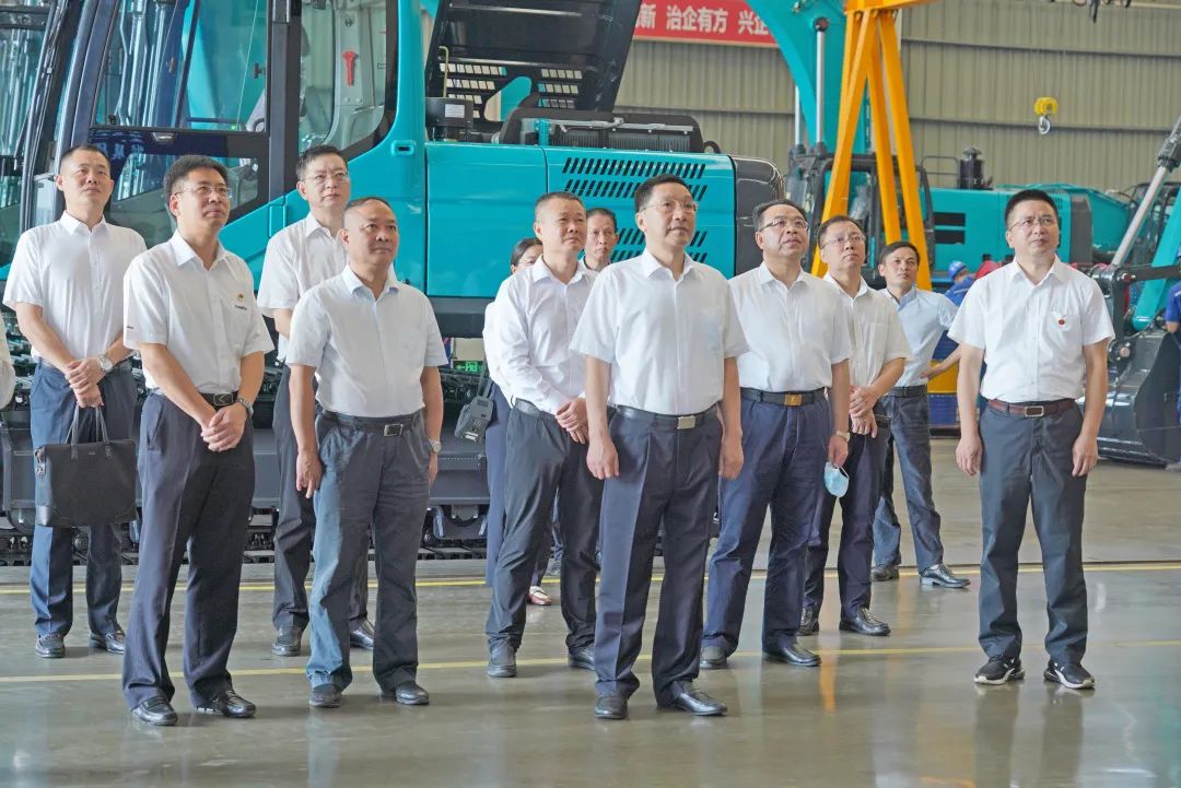 湖南省委常委、省纪委书记、省监委代理主任王双全调研山河智能