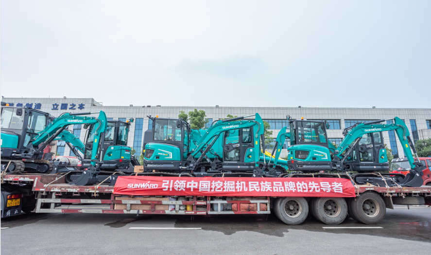 里程碑！山河智能出口欧洲第20000台暨大型挖掘机批量交付仪式成功举行
