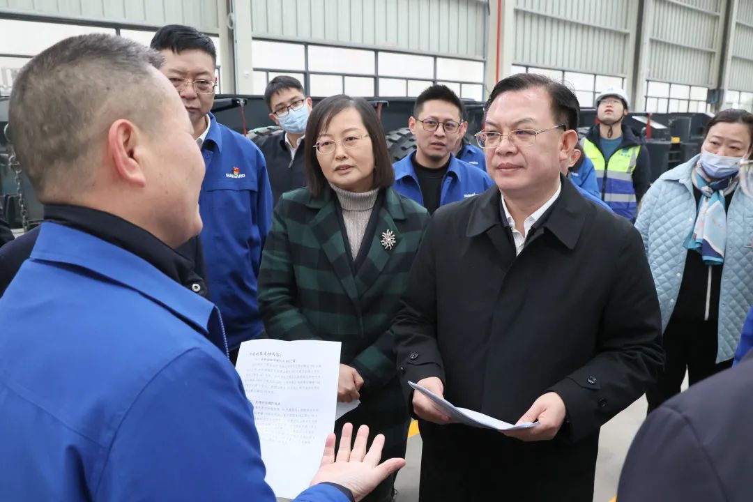 沈裕谋调研山河智能