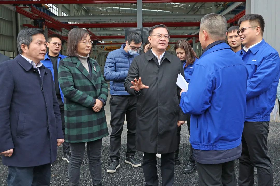 沈裕谋调研山河智能