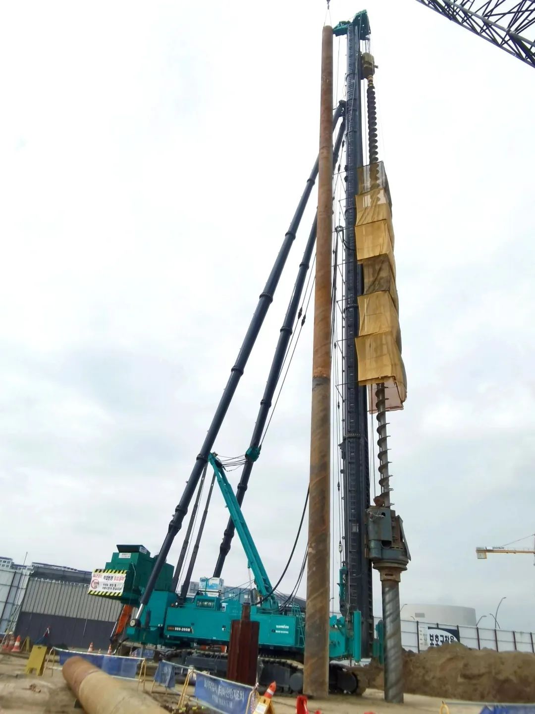 “全球最高桩架”崭露头角!山河智能实力助建韩国首尔麻古MICE综合园区