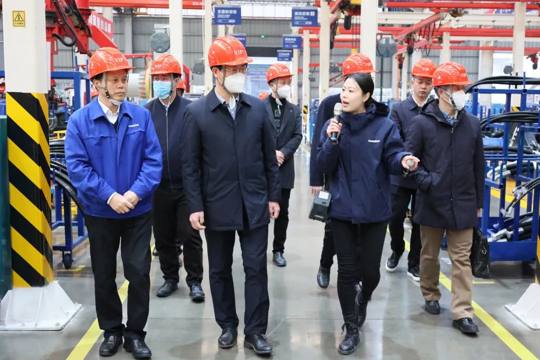 农业农村部农机化司调研山河智能