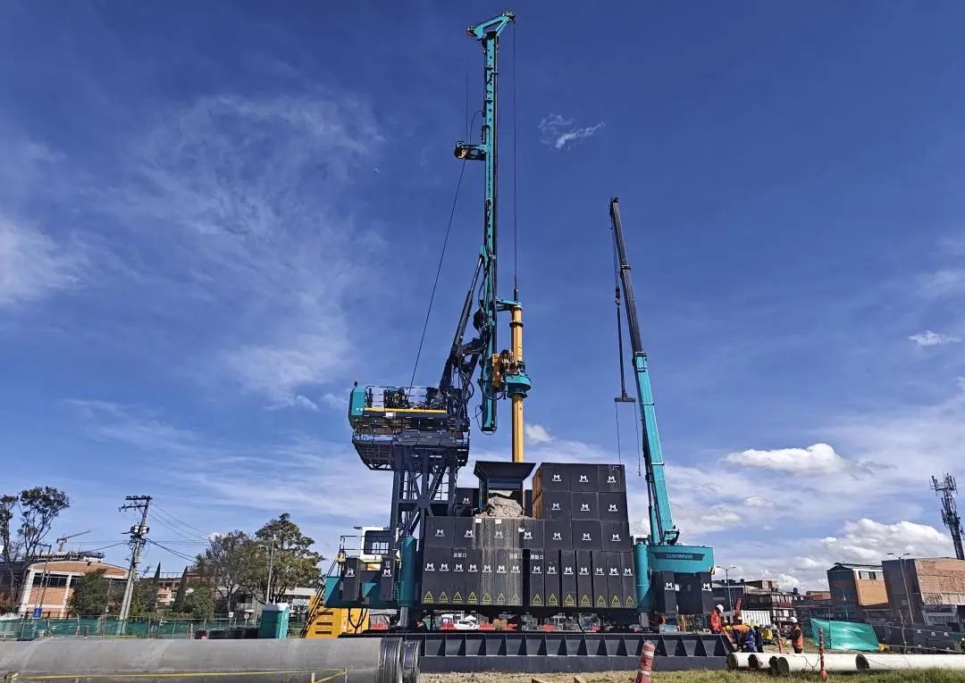 展现“中国制造”硬实力！山河智能PDP工法钻机助建波哥大地铁项目