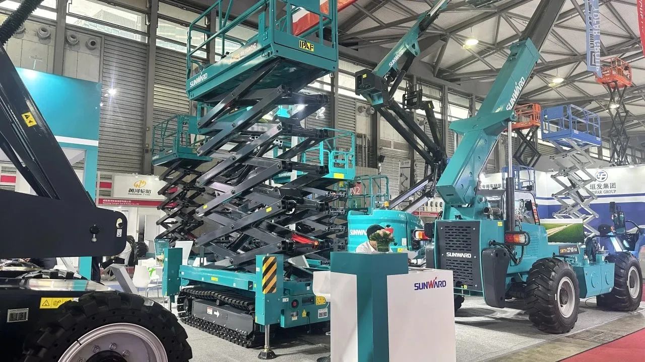 精品出击，闪耀魔都！山河智能全系列高空机械亮相2023亚洲国际高空展