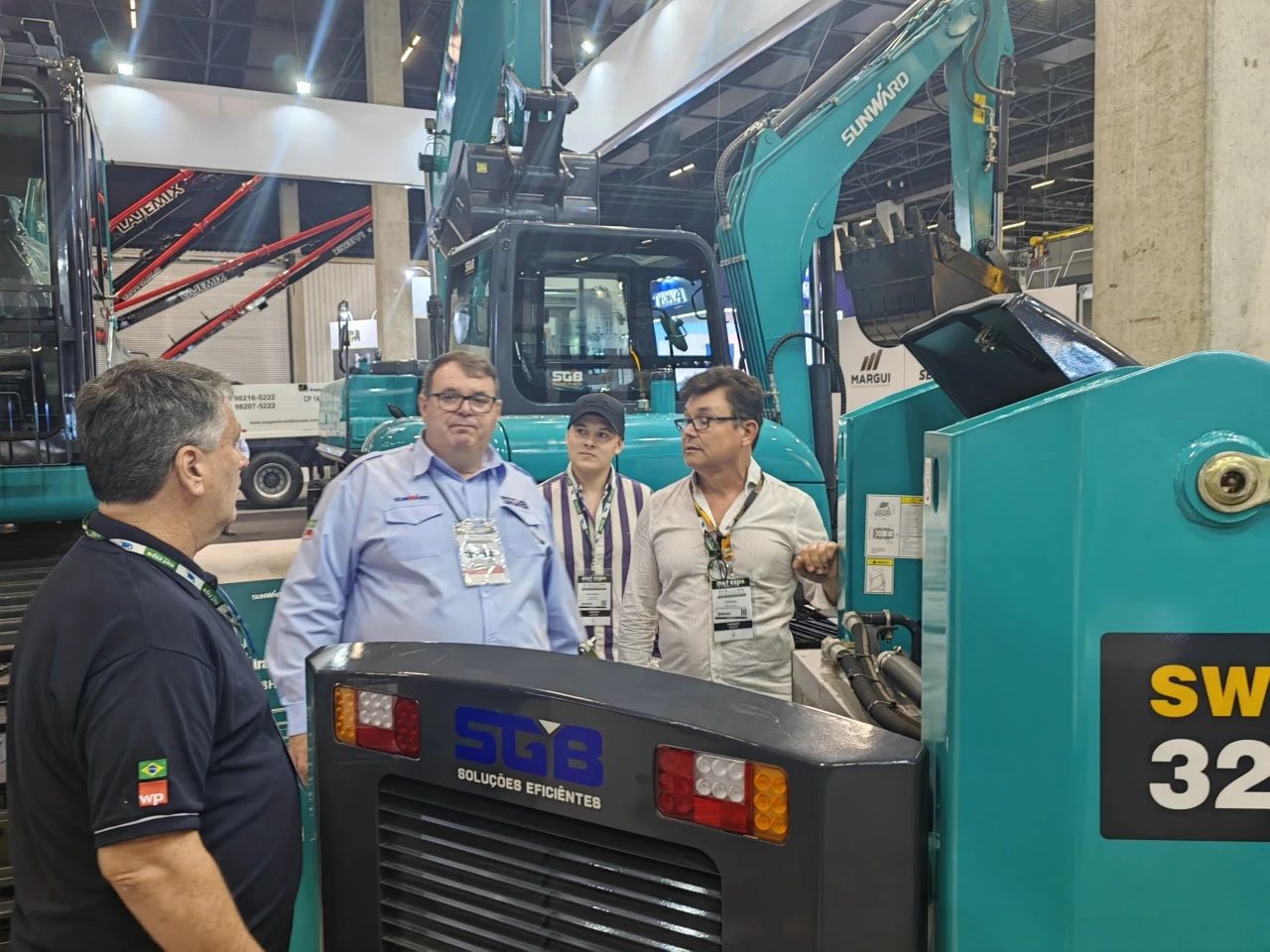 展出设备销售一空!山河智能亮相2024巴西矿业展览会!