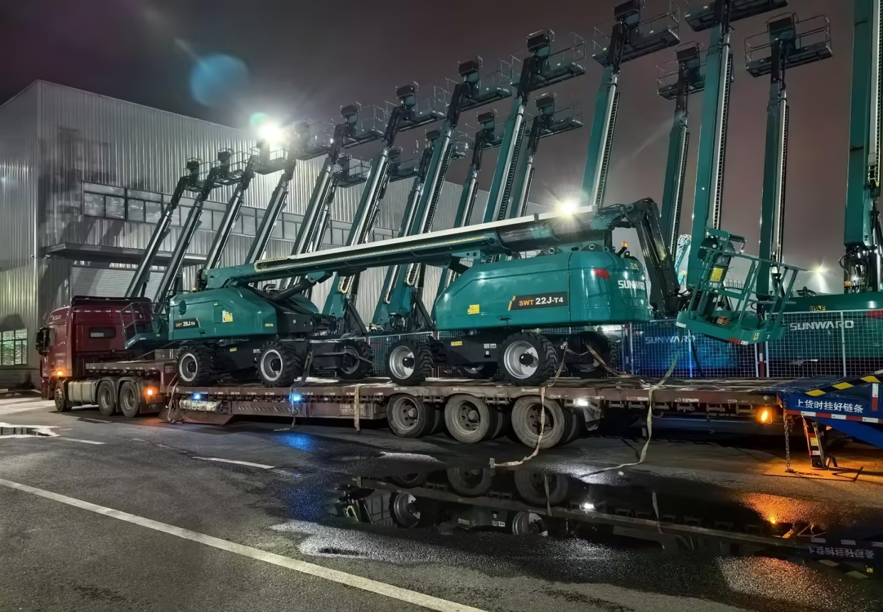 高空机械单日发货创新高!单月海外发货破记录!